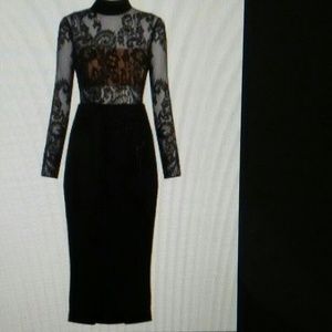 NWT SELF PORTRAIT "Bead & Sequin Embellished midi